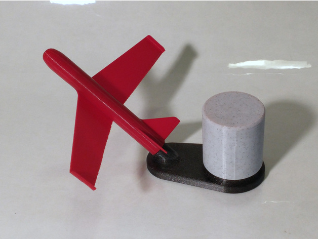 Igračka avion koji leti na pritisak